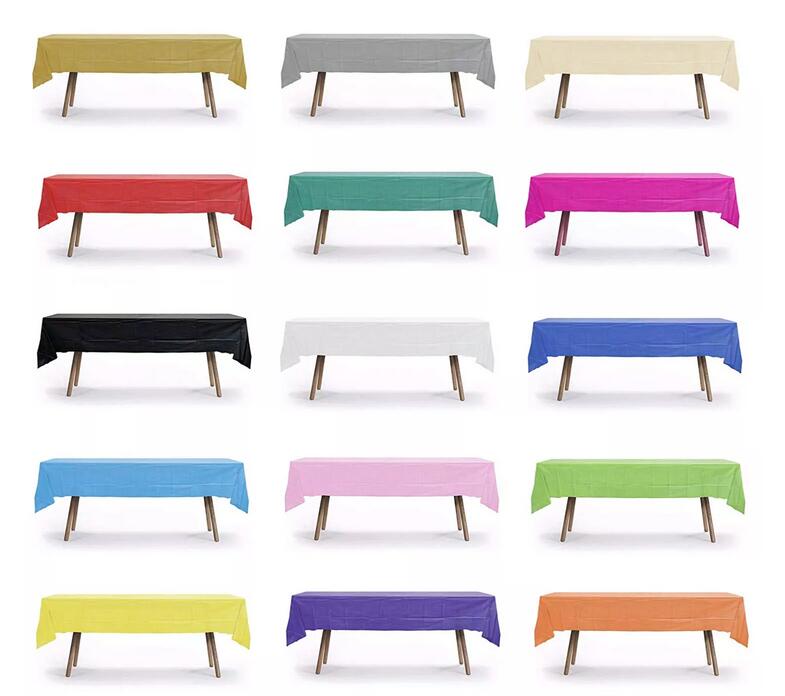 Couverture de table colorée personnalisée