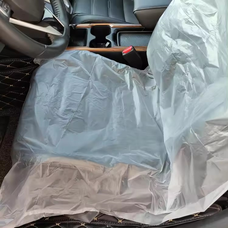 Housses de siège en plastique jetables pour voiture