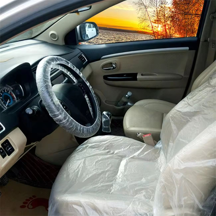 Housses de siège en plastique jetables pour voiture