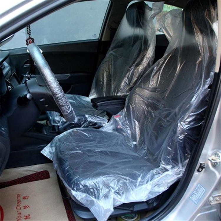 Housse de siège de voiture en plastique transparent HDPE