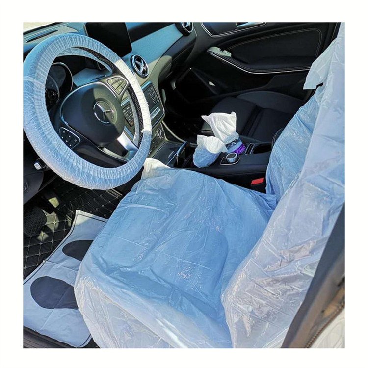 couverture de sièges de voiture de film plastique